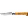 COLTELLI OPINEL INOX C/GHIERA VIROBLOC MANICO OLIVO002023 EX 6VRI 000983   MISURA :6 [ COD. : 7620-6 ]