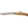COLTELLI OPINEL INOX C/GHIERA VIROBLOC GIGANTE N.13 C/CINTURINO CUOIO 122136  [ COD. : 034A ]
