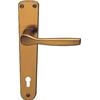 MANIGLIE GABRY ALL.AN.BRONZO PLACCA YALE Q.8 77400088504  [ COD. : 9706 ]