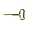 OCCHIOLI RETTANGOLARI A VITE X CATENACCI MM.21X110 BRONZATI300/D   MISURA :BRONZ. [ COD. : 3262-BRONZ. ]