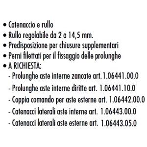 SER.CISA SICUR. D/MAPPA INFILARE X PROFI LATI 3 CHIUSURE+4 MANDATE+ 57365-90-0 RULLO [ COD. : 8250 ]