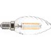 LAMPADE CENTURY LED TORTIGLIONE E14 LUCE CALDA C/FILAMENTO W.4 LM.470 K.2700  INTOR-041427 [ COD. : 620R ]