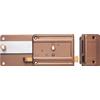 FERROGLIETTI CATENACCIO + SCROCCO 6 MAND. CILINDRO STACCATO ISEO 340506   MISURA :50 [ COD. : 404R-50 ]