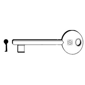 CHIAVI PATENT PASPARTOUT UNIVERSALI O.N.  6P2S   MISURA :S [ COD. : 7344-S ]