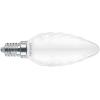 LAMPADE CENTURY LED SATINATE TORTIGLIONE E14 W.4 LM.470 K.4000 INSTOR-041440 LUCE NATURALE [ COD. : 338V ]