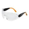 OCCHIALE LENTE TRASP. ASTE NERE - Cod. 529-CLEAR