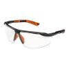 OCCHIALE NERO LENTE PC CLEAR AS UV400 - Cod. 5X8-01