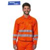 GIUBBINO COTTON/POLY ARANCIO HV - Tg. 72 - Cod. 845HV-CAL