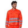 GIUBBINO FUSTAGNO ARANCIO C/BANDE - Tg. 3X - Cod. 845PILHV